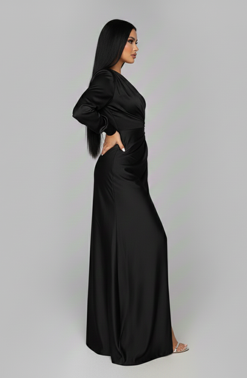 Alice | Refined Silhouette Elegant Special Occasion Maxi Dress