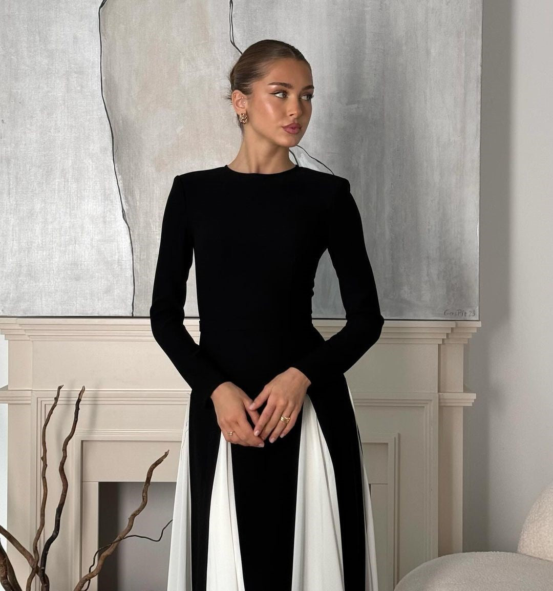 Mayfair | Sophisticated Modern Comfort Silhouette Maxi Dress