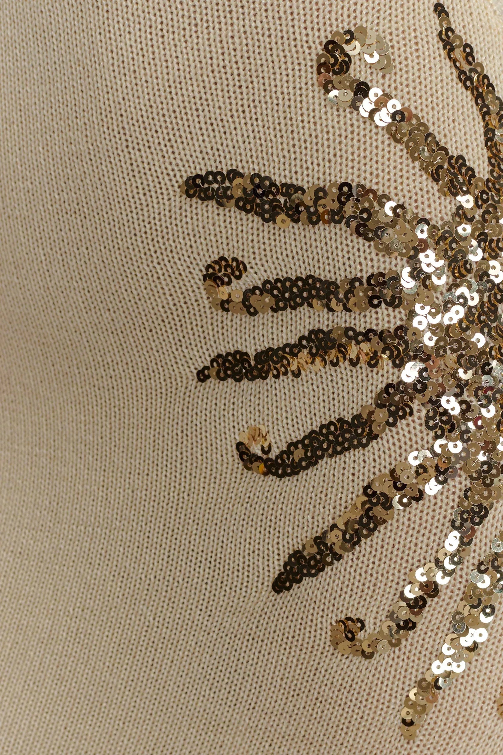 Corinne | Plunging Open-Back Sequin Sunburst Maxi Dress