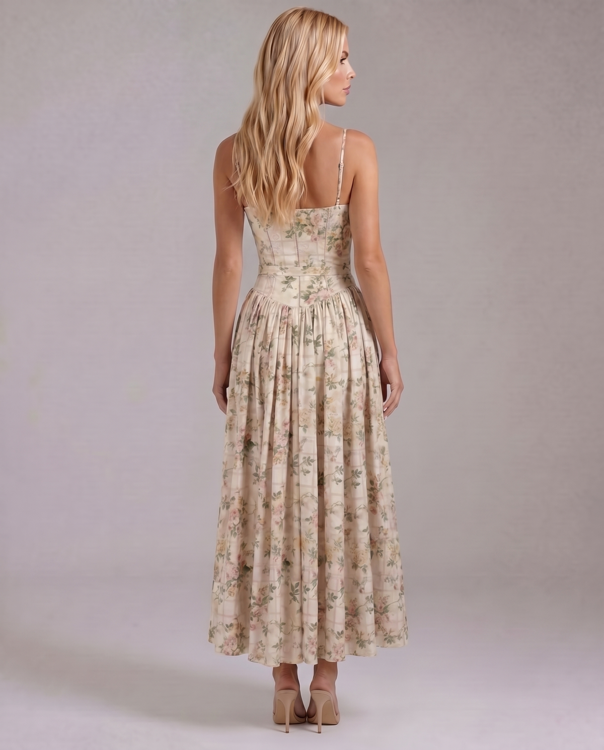 Ophelia | Floral Midi Dress