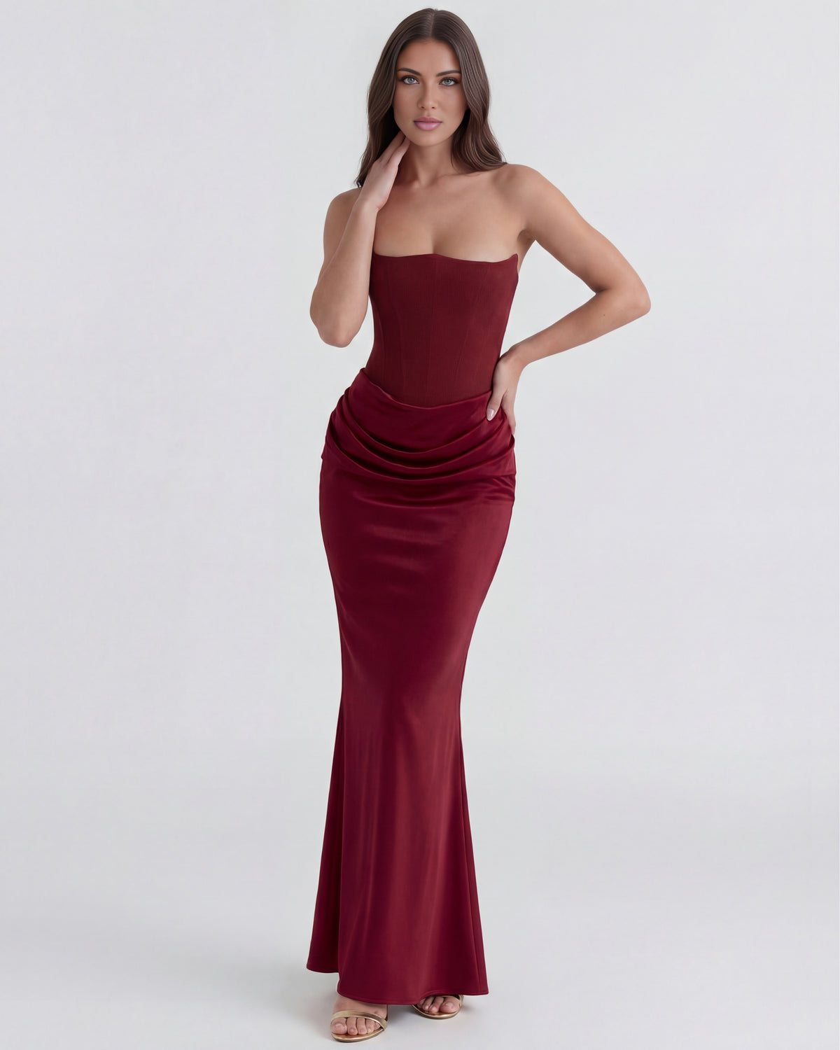 Rosalind | Corset Maxi Dress