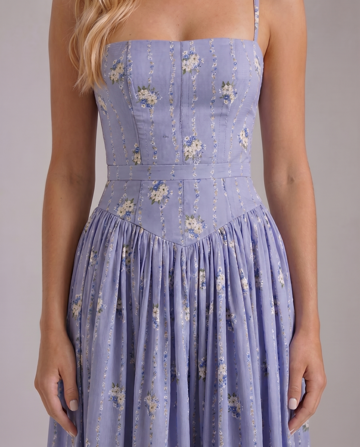 Ophelia | Floral Midi Dress