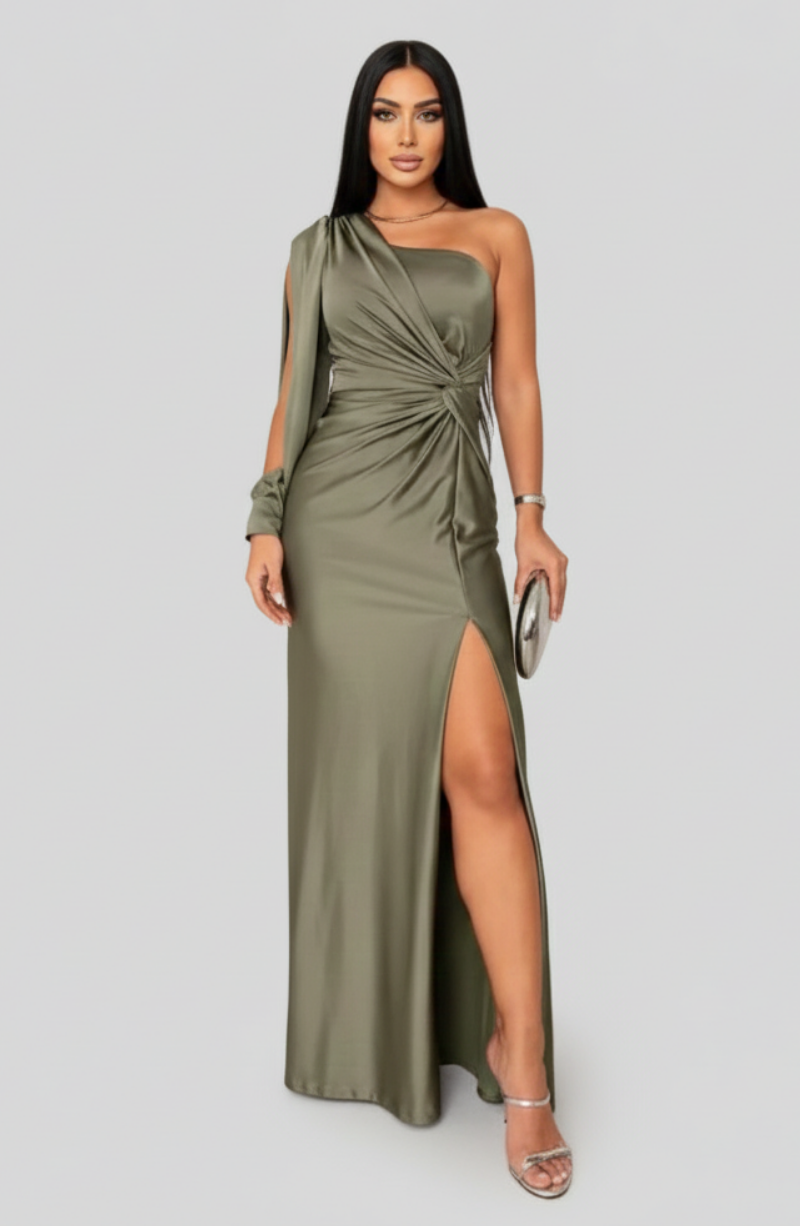 Alice | Refined Silhouette Elegant Special Occasion Maxi Dress