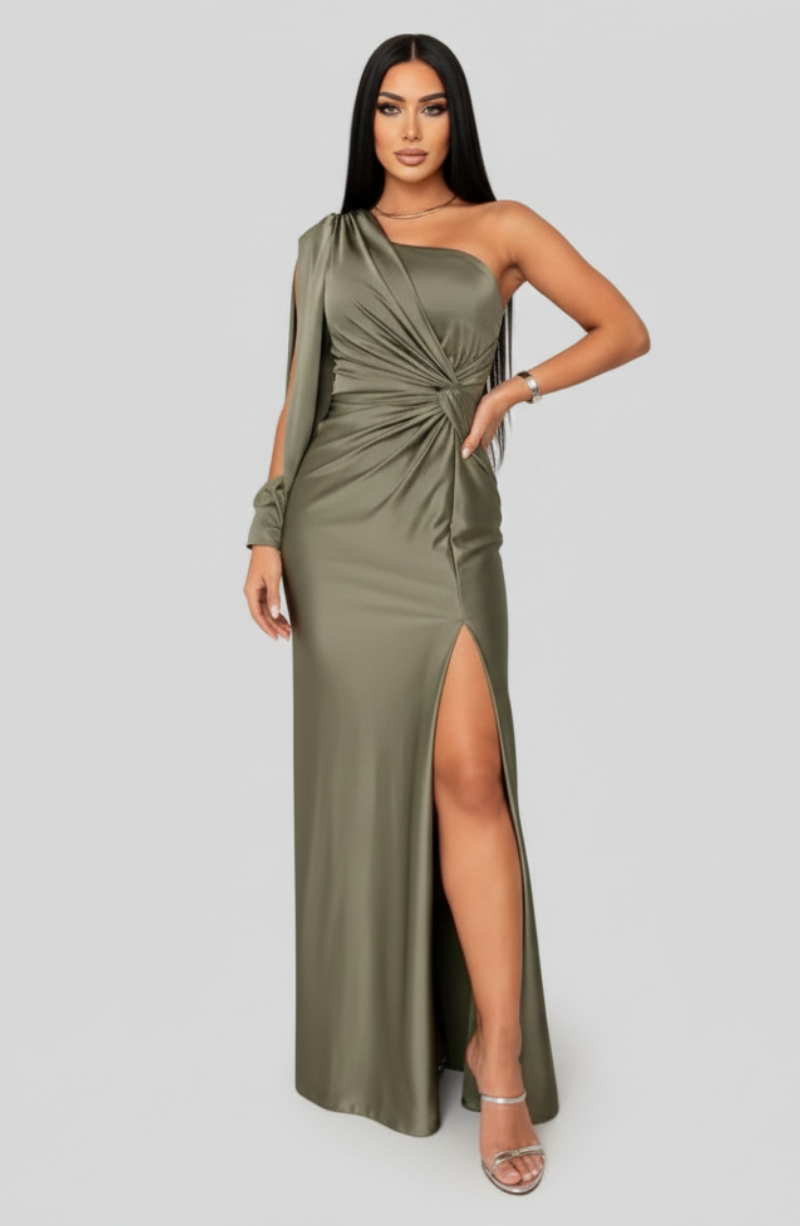 Alice | Refined Silhouette Elegant Special Occasion Maxi Dress
