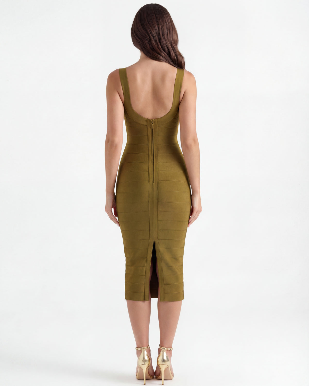 Solene | Strapless Midi Dress