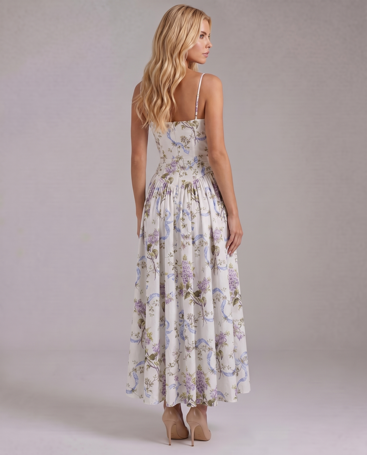 Ophelia | Floral Midi Dress