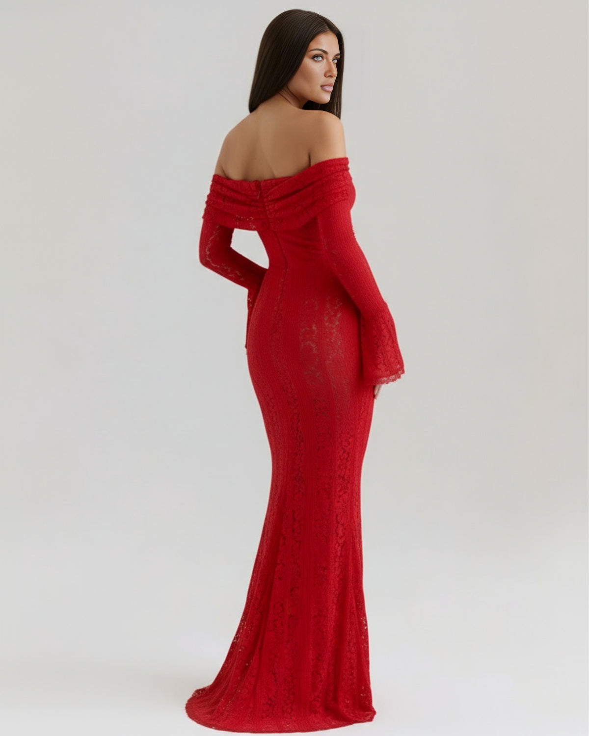 Alessandra | Off-Shoulder Slip Maxi Dress