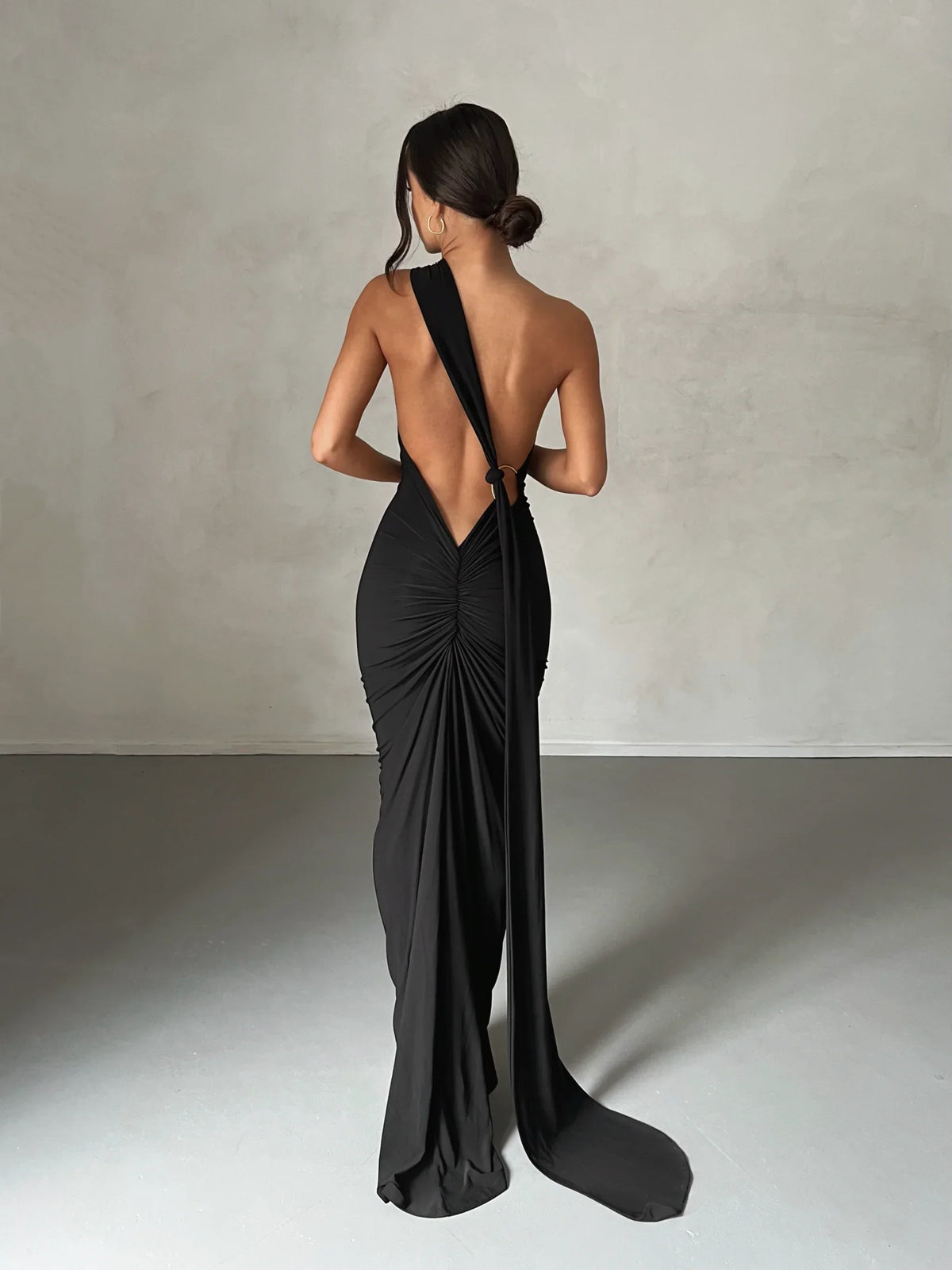 Arabella | Modern Sash Detail Maxi Dress