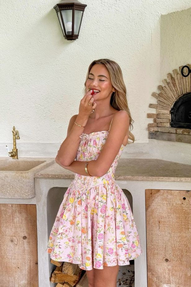 Avalynn | Women's Floral Sleeveless Mini Summer Dress