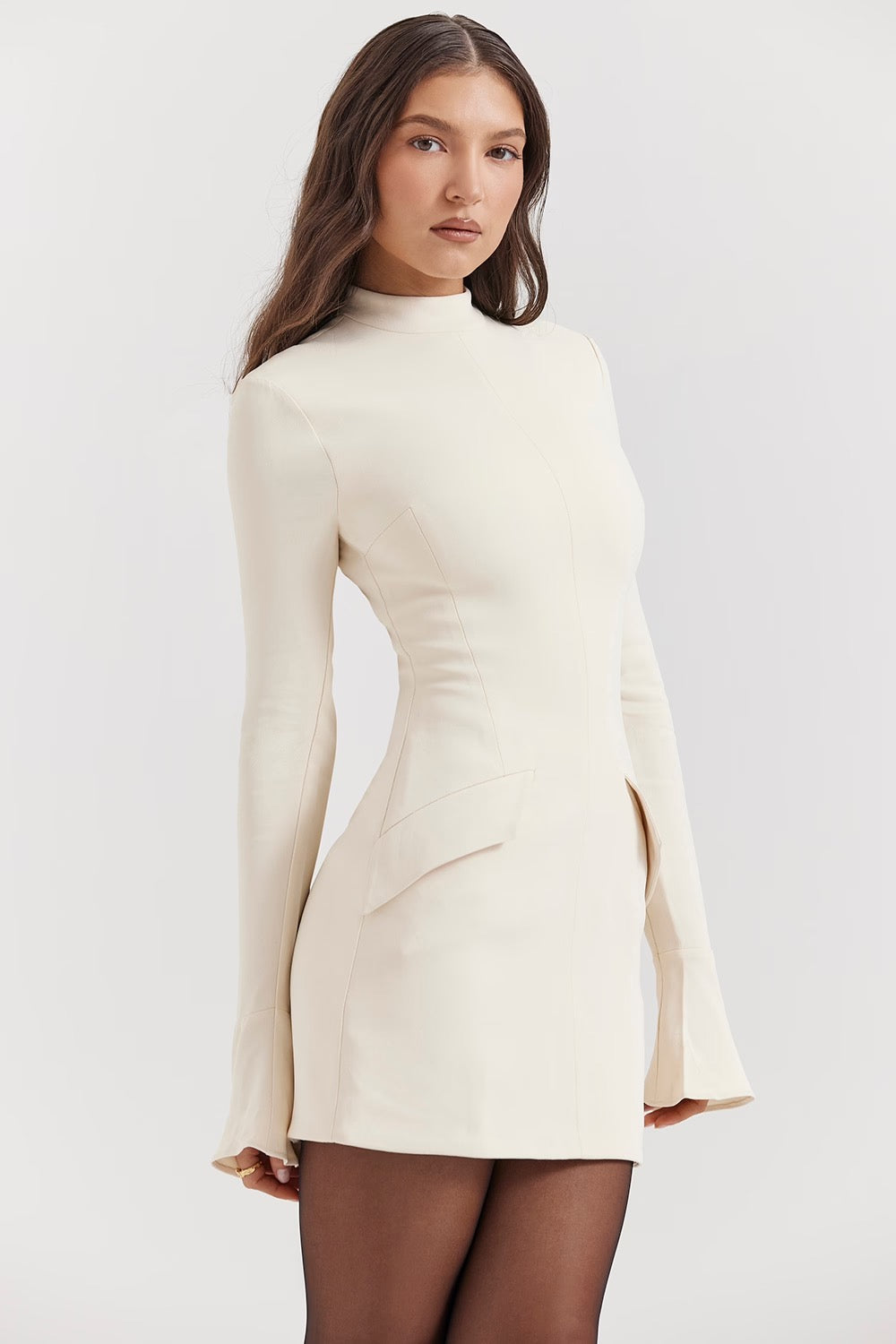Blaire | Clean Silhouette Modern Tailored Chic Mini Dress