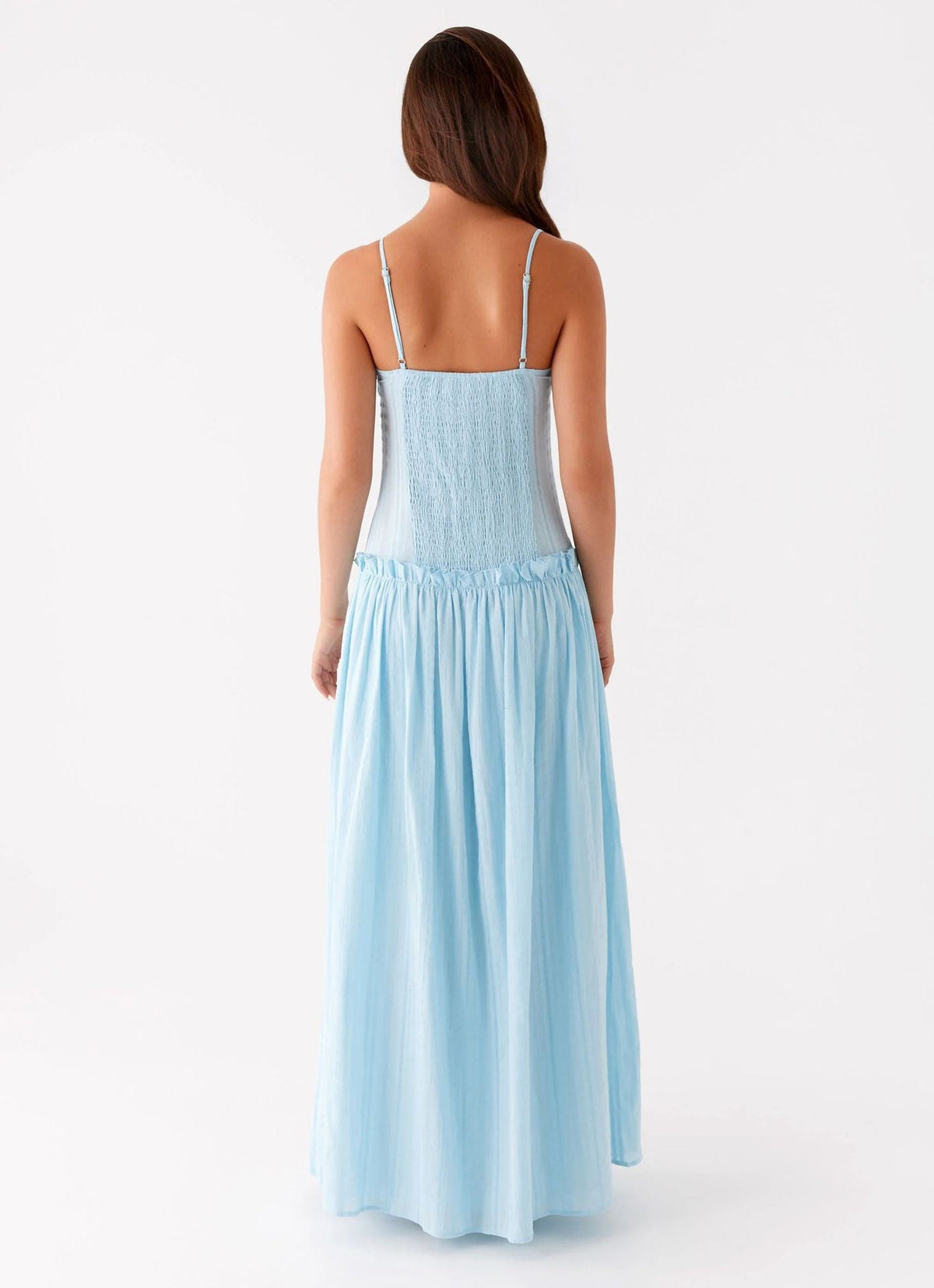 Jamy | Elegant Back Slip Color-Block Maxi Dress