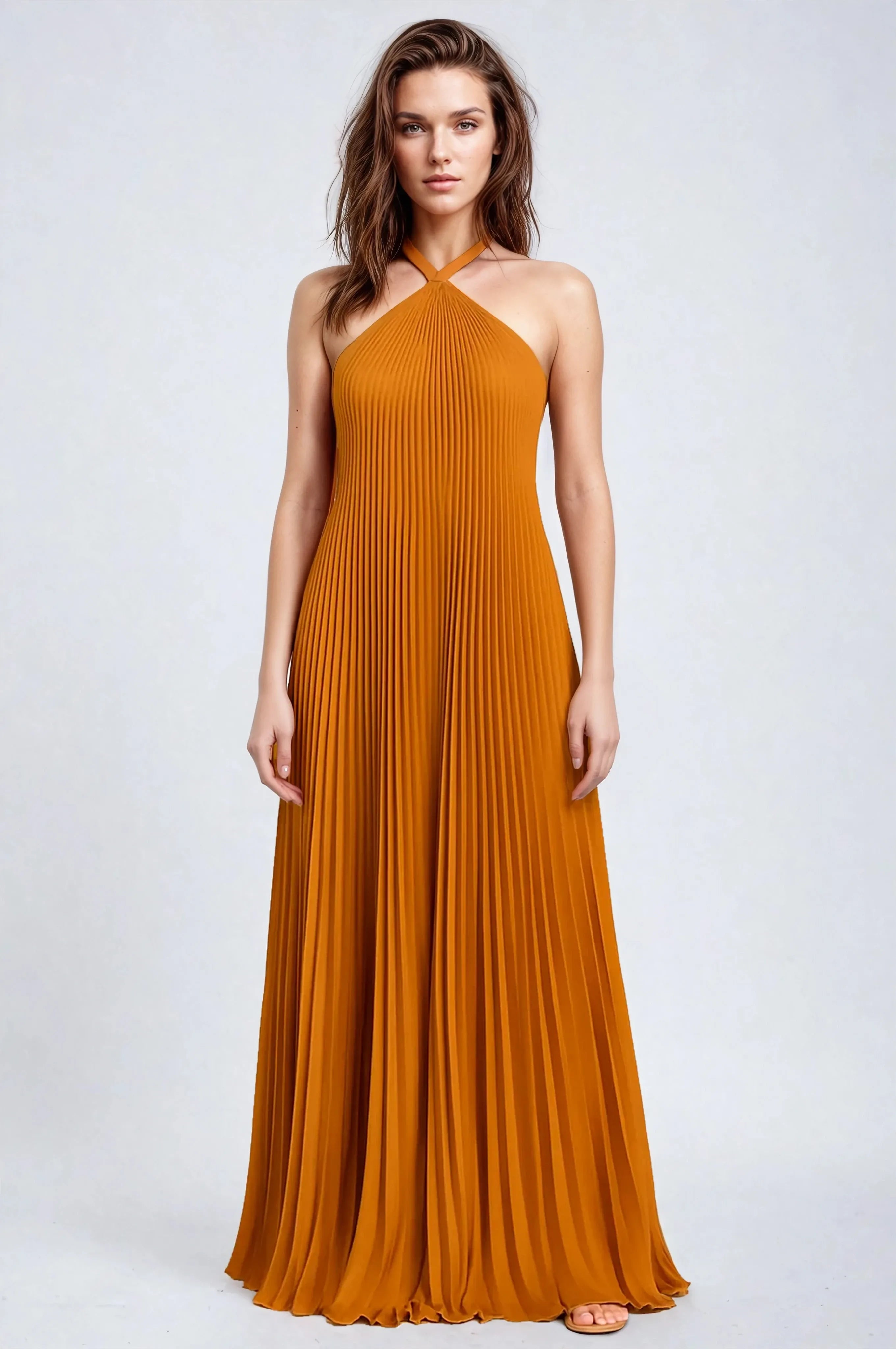 Selena | Timeless Sleek Silhouette Evening Maxi Dress