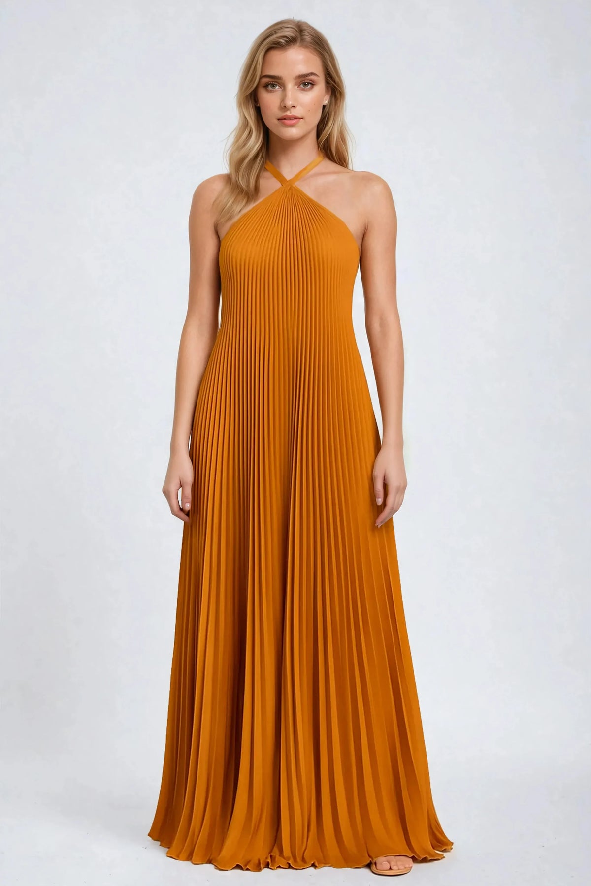 Selena | Timeless Sleek Silhouette Evening Maxi Dress