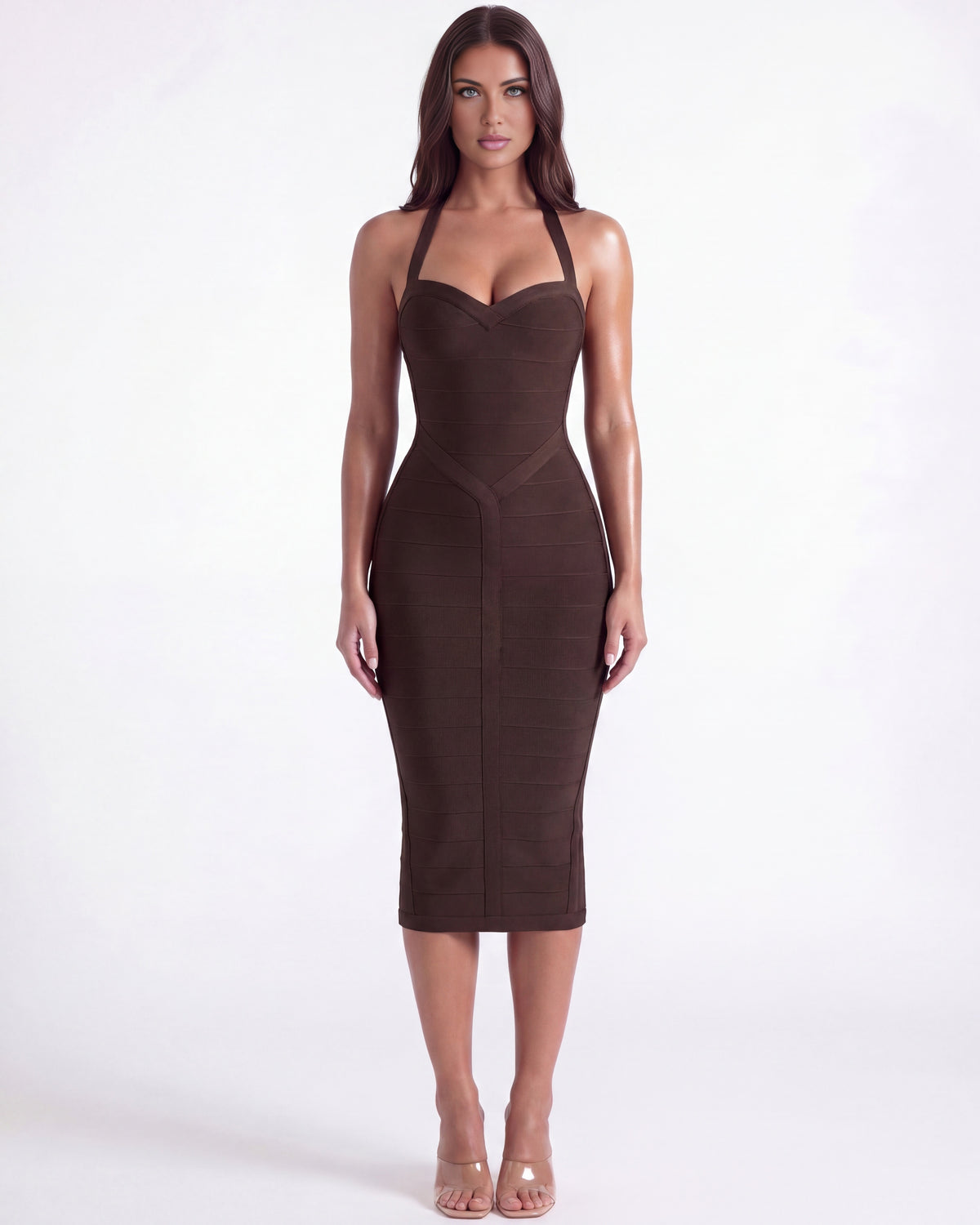 Kelly | Halterneck Midi Dress
