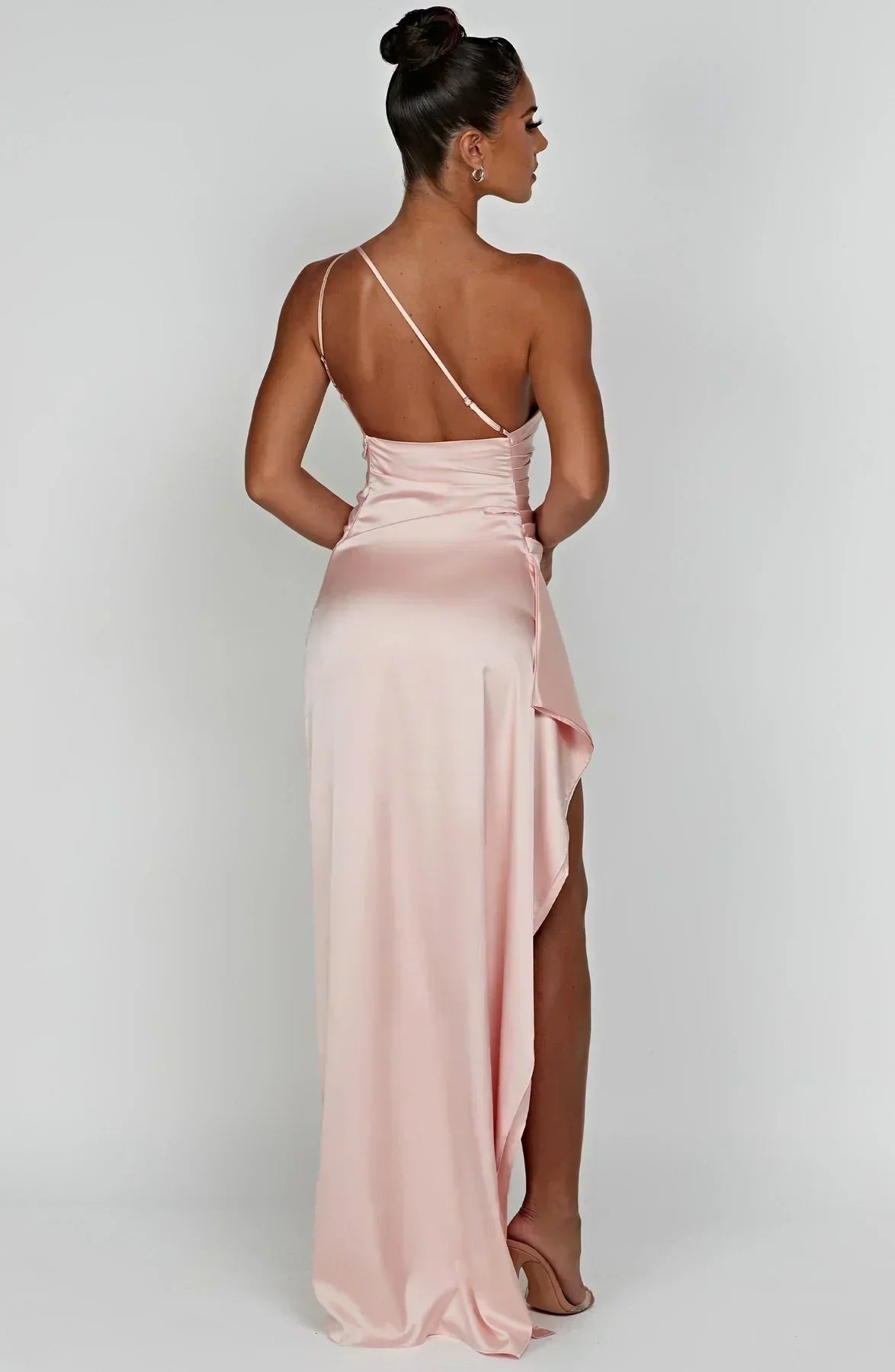 Grace | Elegant Long Slip GownSatin Maxi Dress