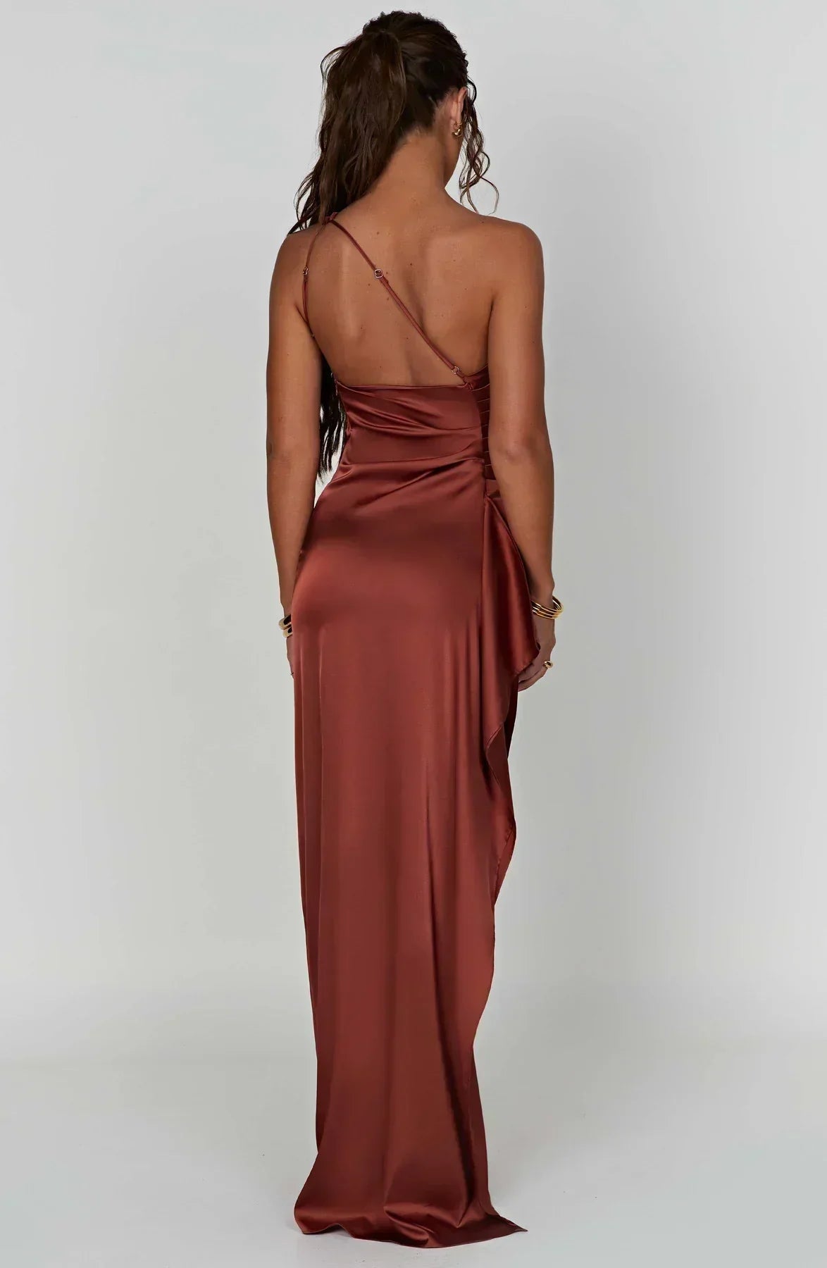 Grace | Elegant Long Slip GownSatin Maxi Dress
