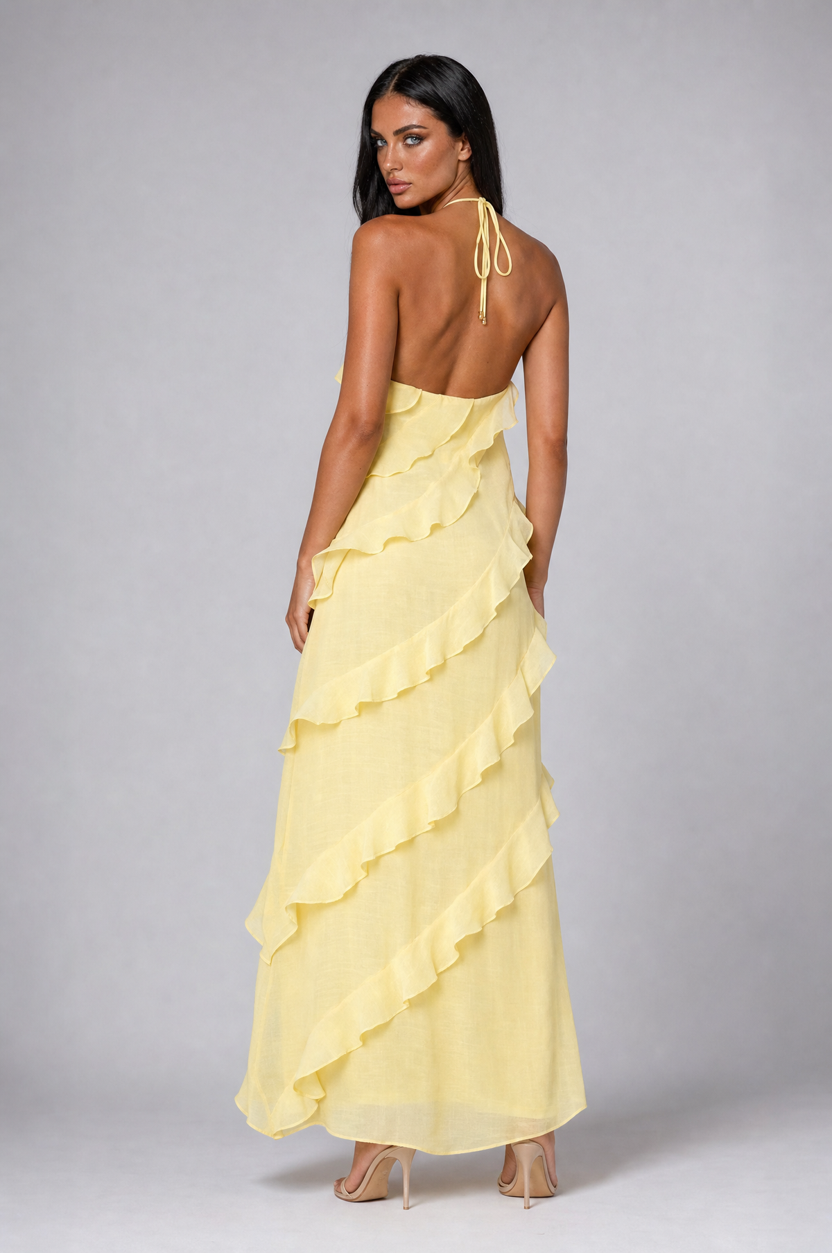 Elodie | Ruffle Maxi Dress