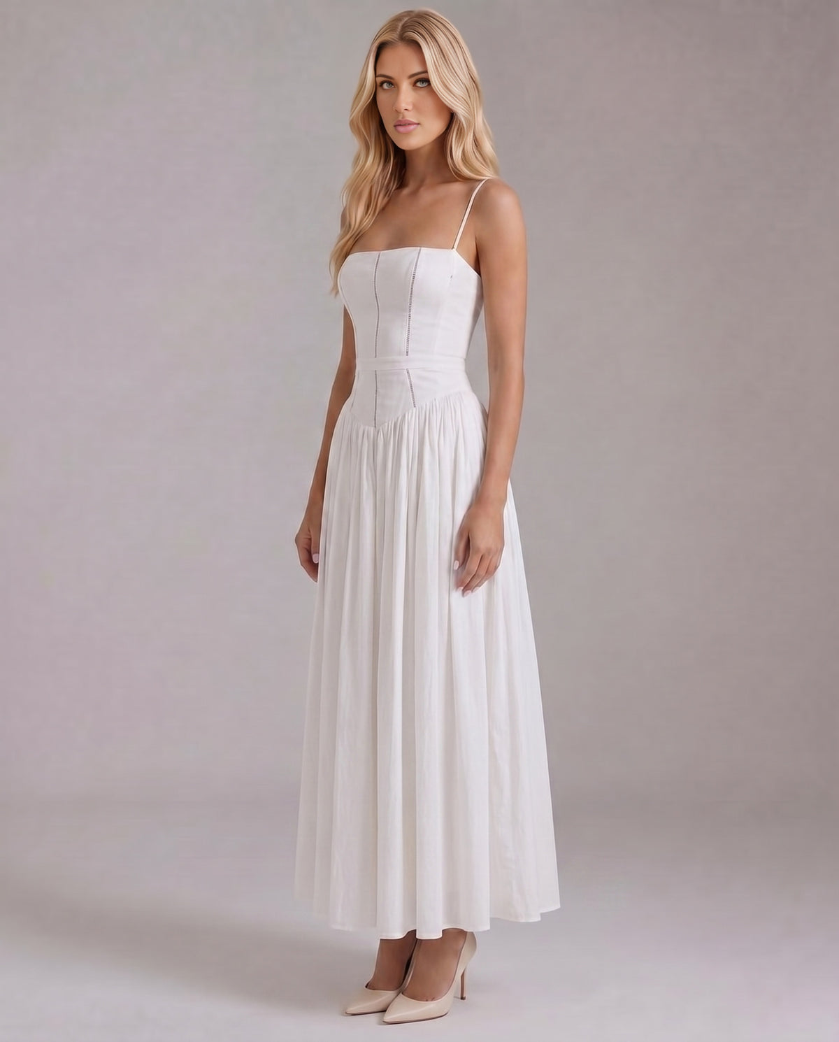 Ophelia | Floral Midi Dress