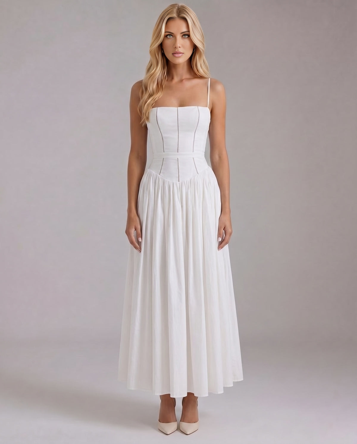 Ophelia | Floral Midi Dress