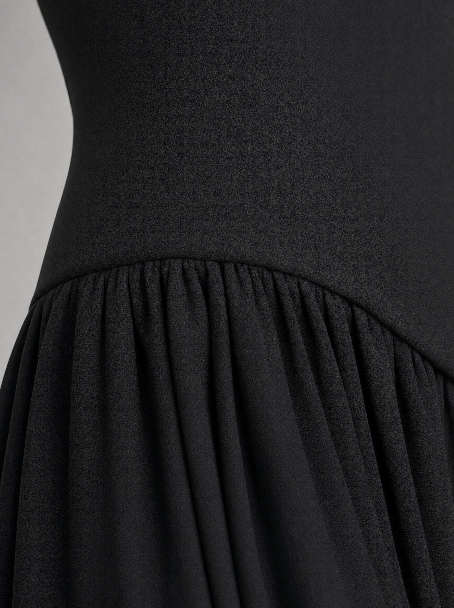 Donna maxi dress - fabric and dropped-waist detail