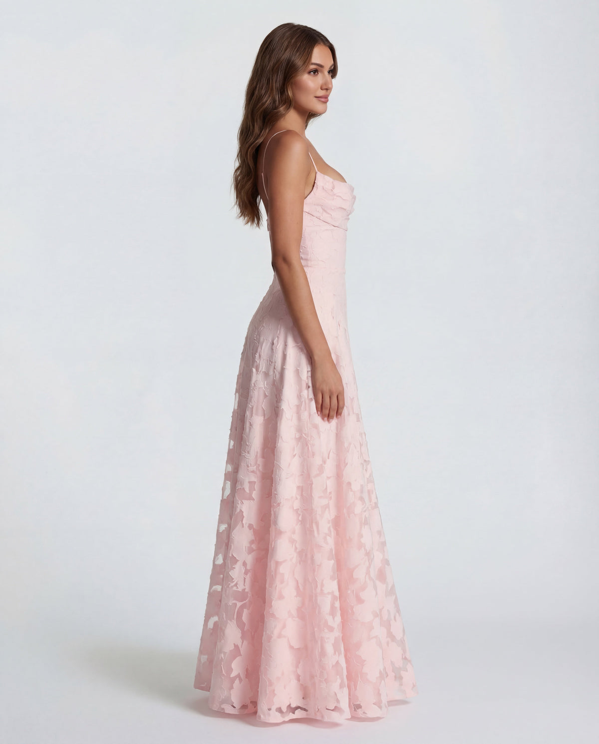Wynn | Floral Burnout Jersey Maxi Dress
