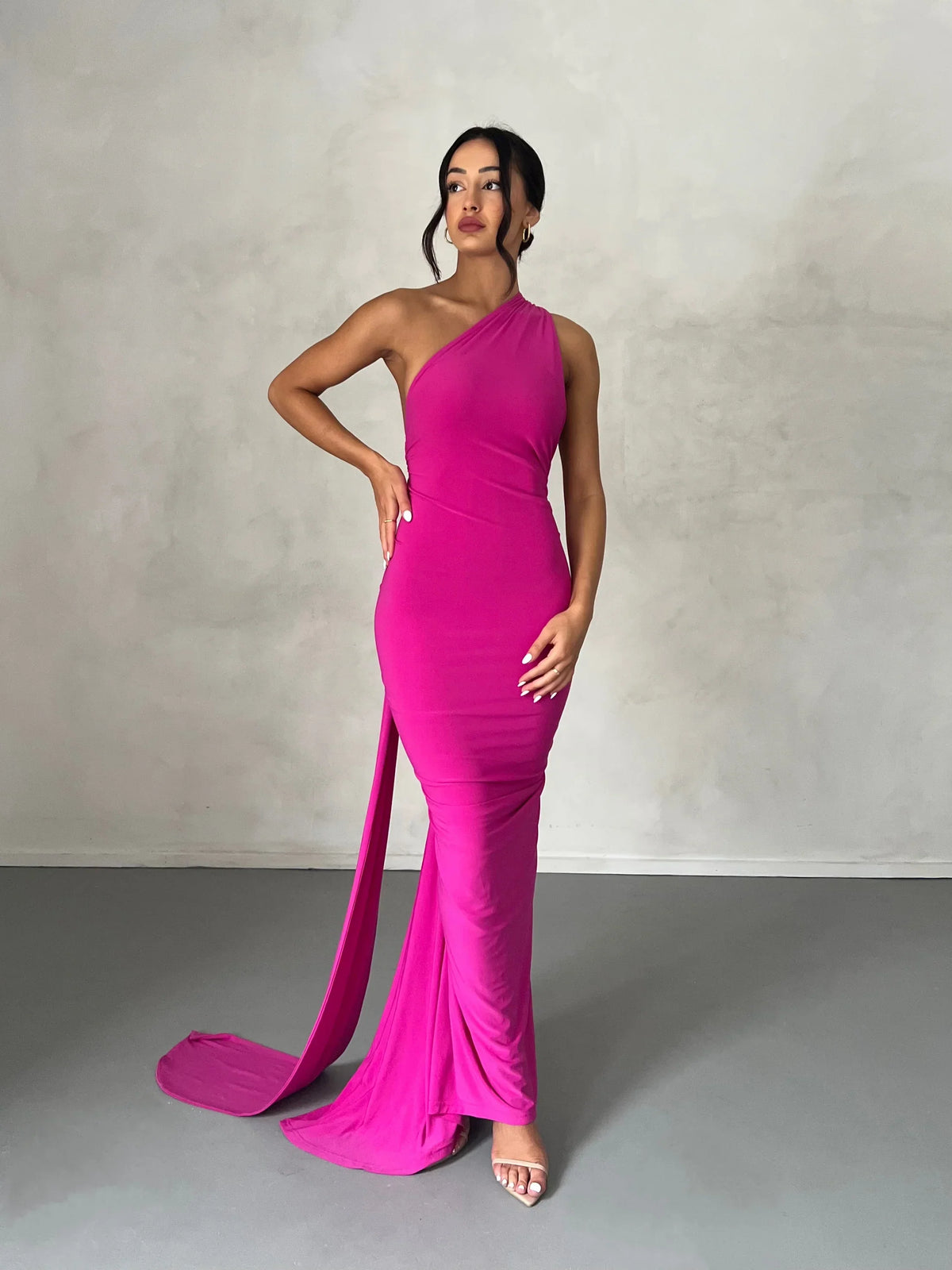 Arabella | Modern Sash Detail Maxi Dress