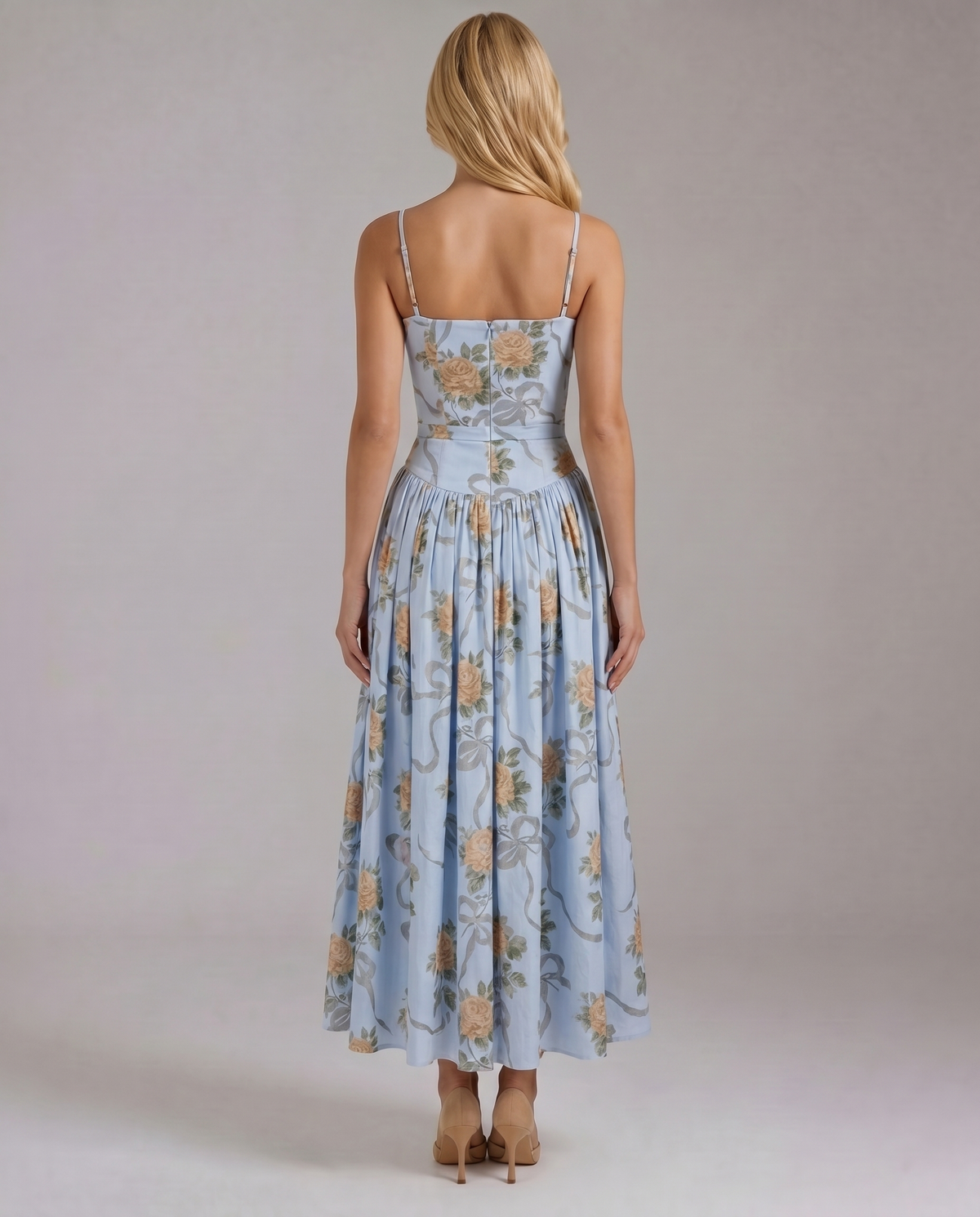 Ophelia | Floral Midi Dress