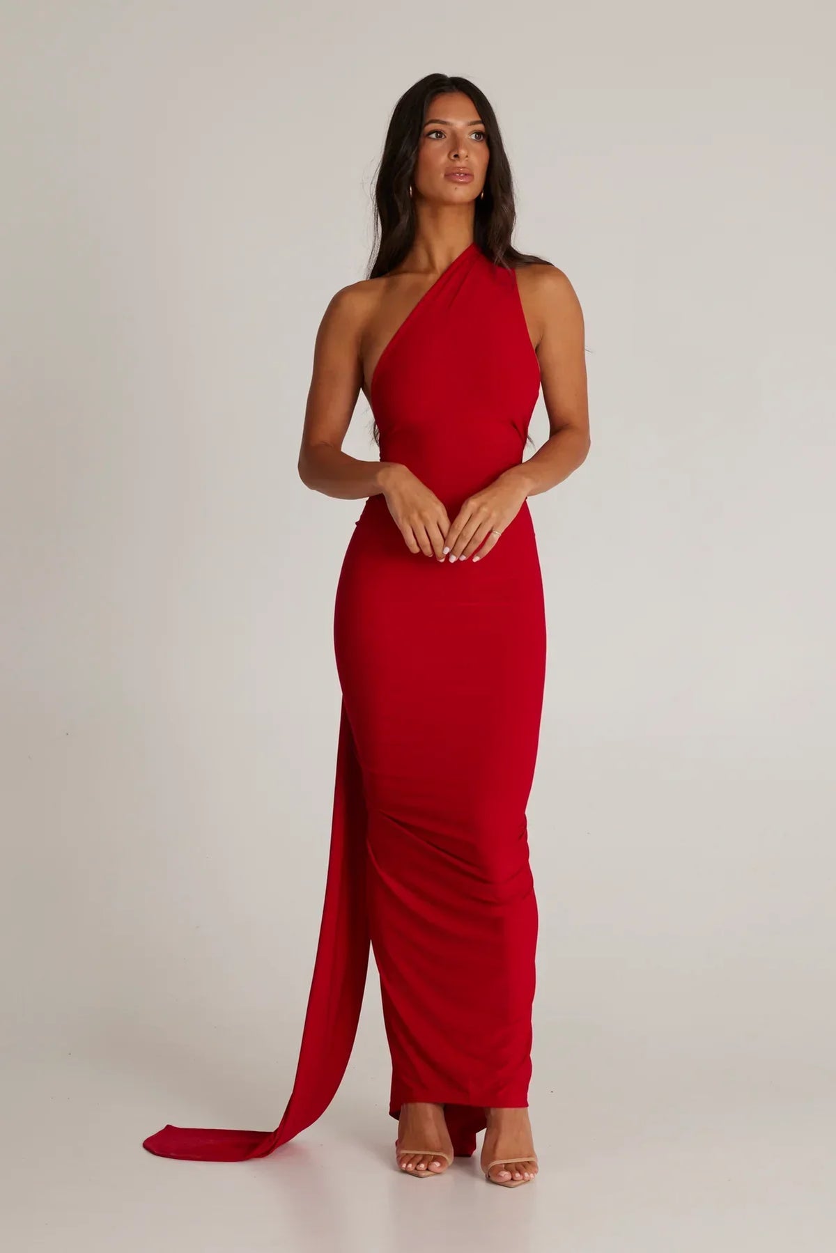 Arabella | Modern Sash Detail Maxi Dress
