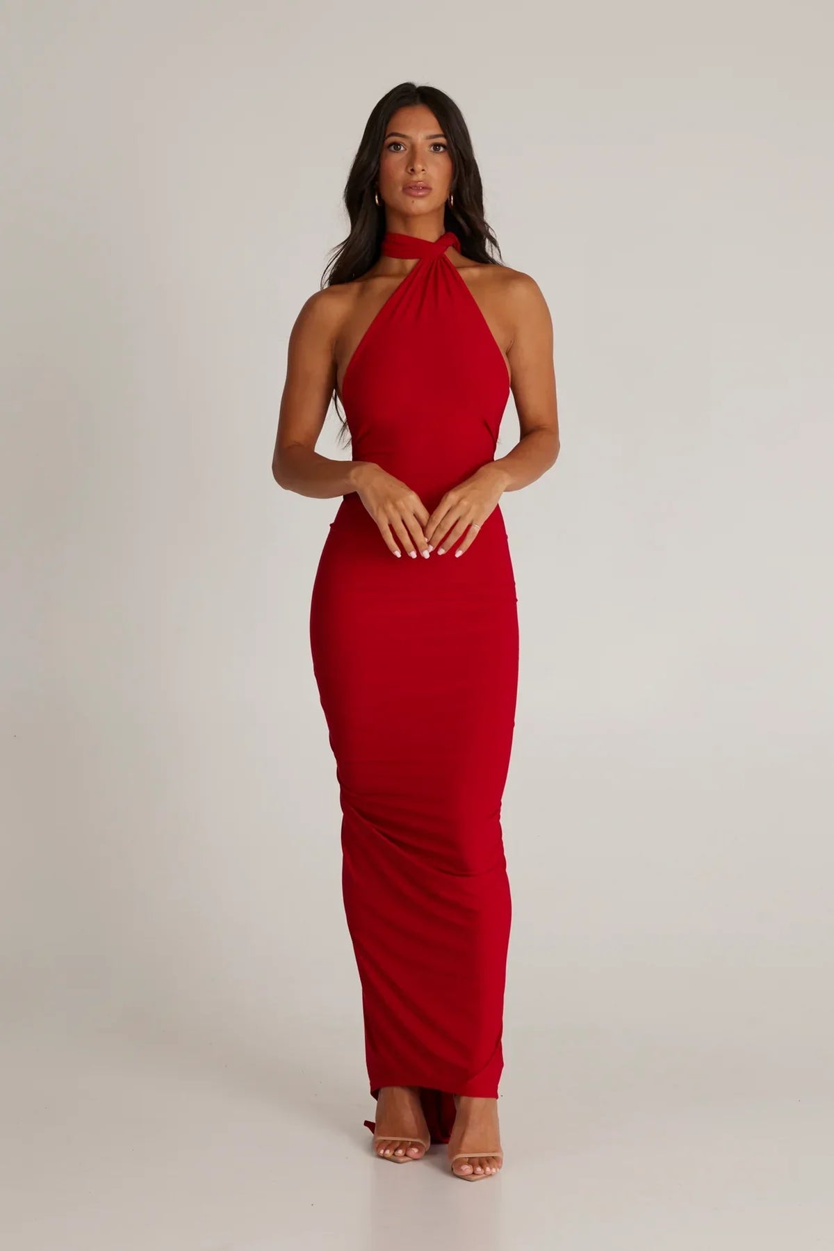 Arabella | Modern Sash Detail Maxi Dress