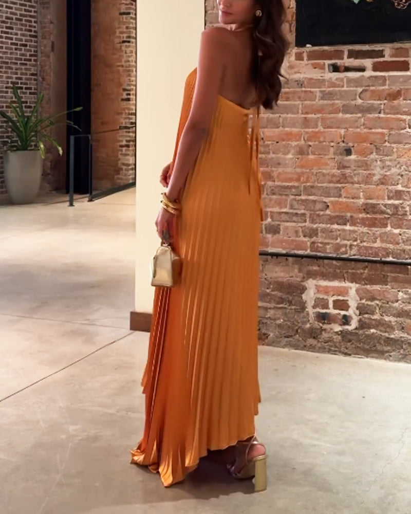 Selena | Timeless Sleek Silhouette Evening Maxi Dress