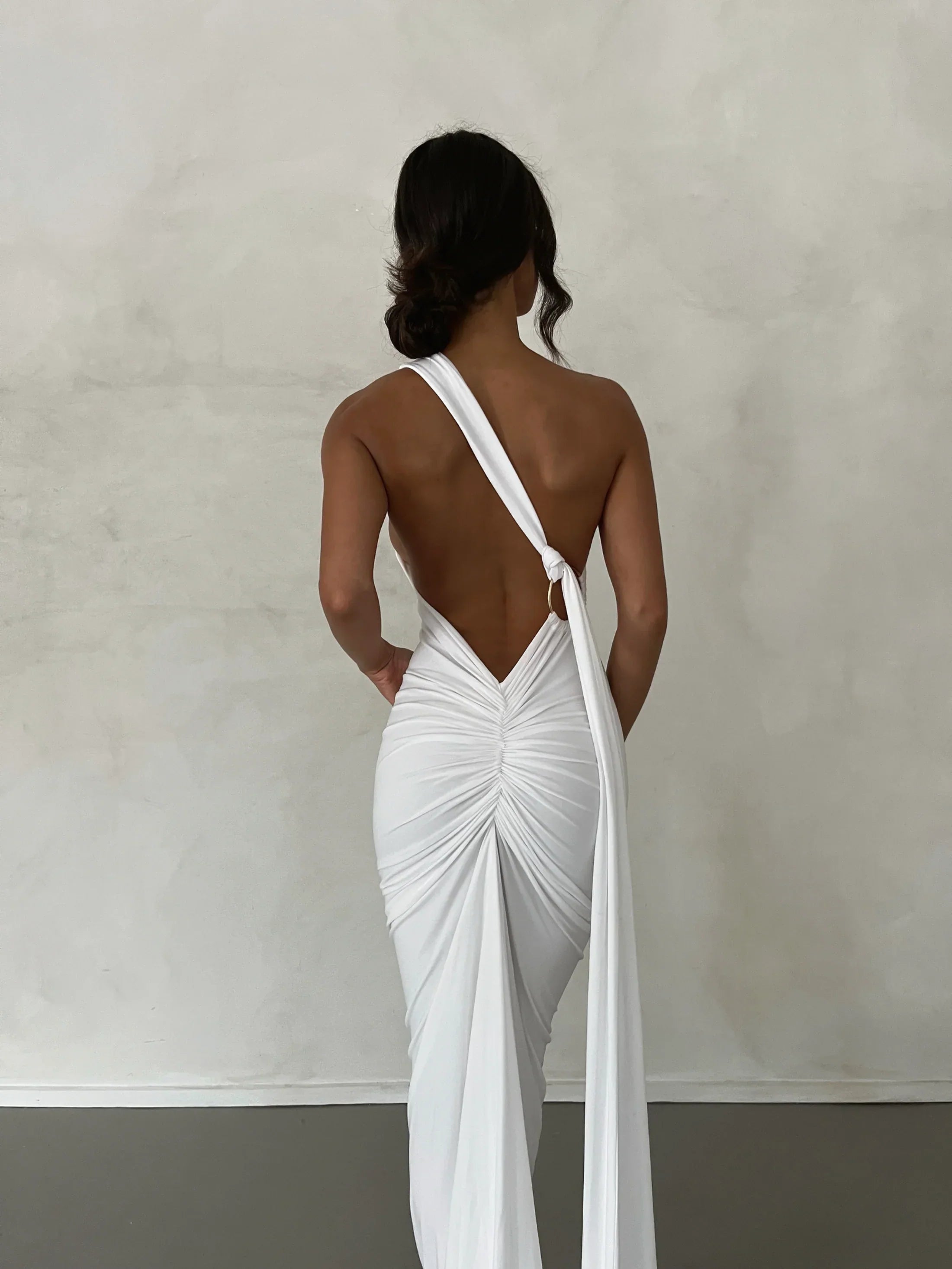 Arabella | Modern Sash Detail Maxi Dress