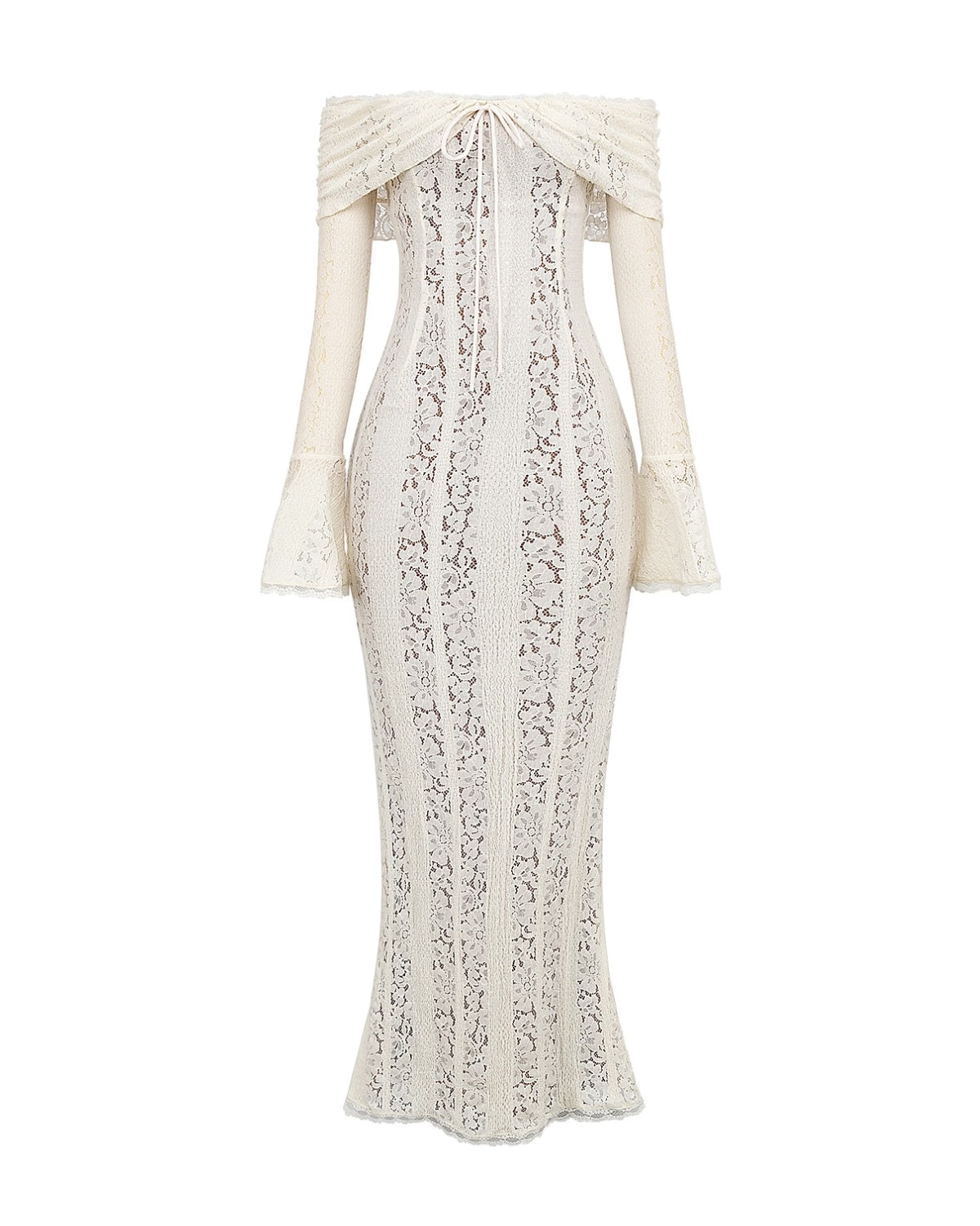 Alessandra | Off-Shoulder Slip Maxi Dress