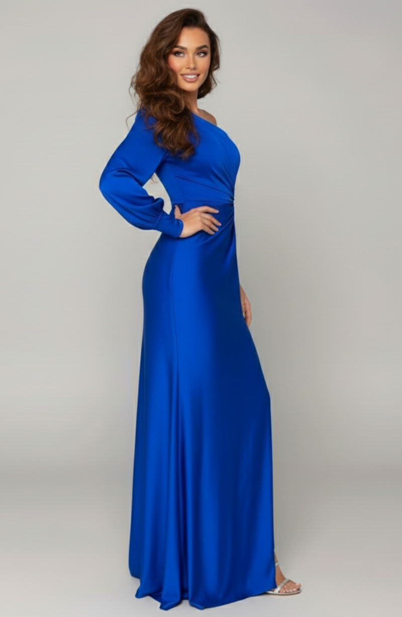 Alice | Refined Silhouette Elegant Special Occasion Maxi Dress