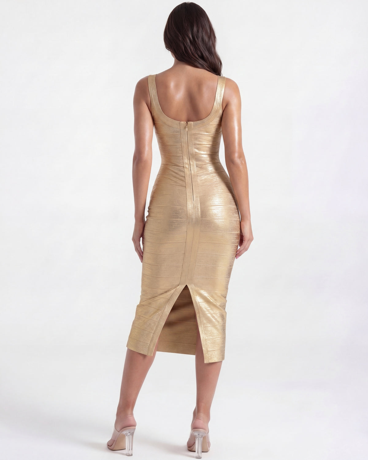 Solene | Strapless Midi Dress