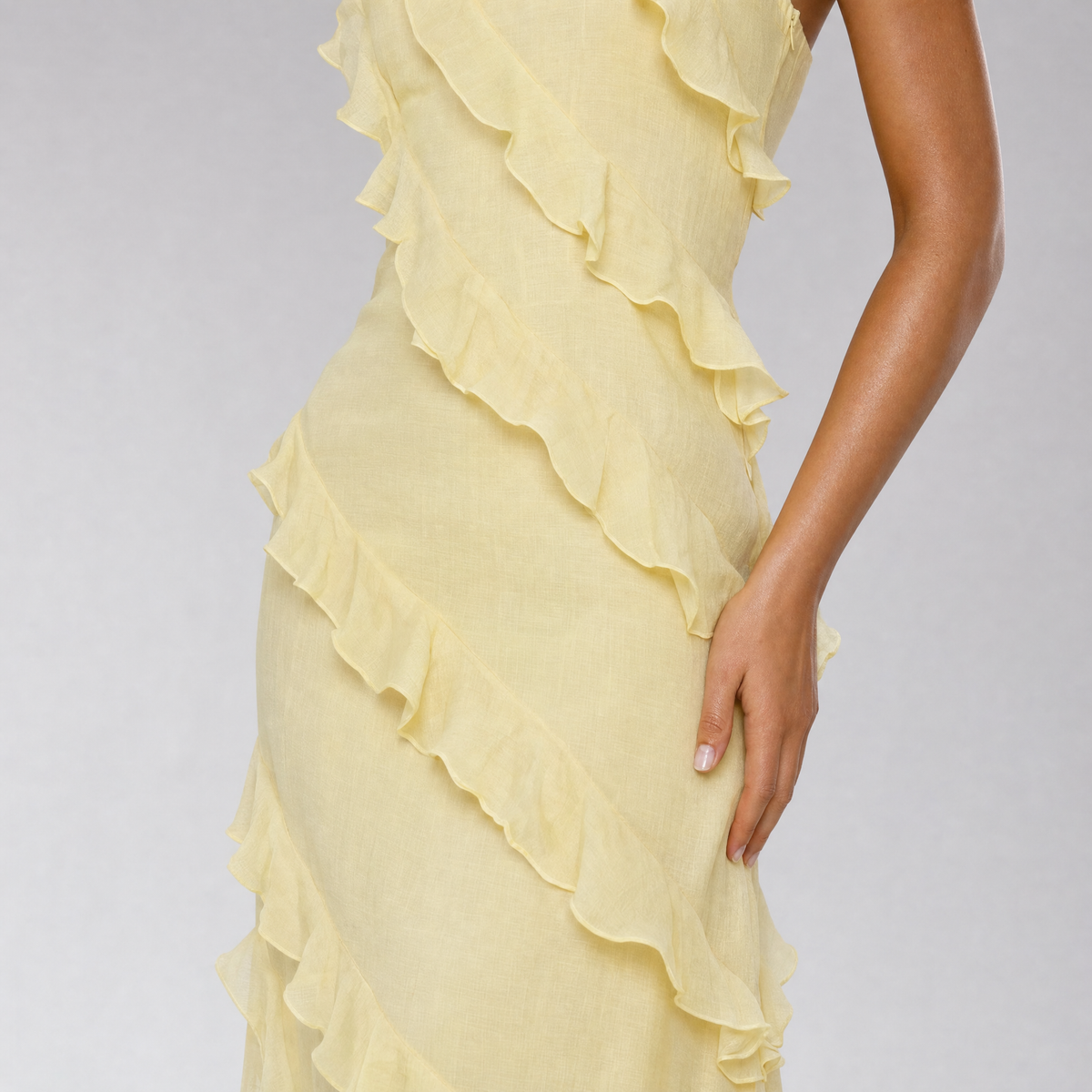 Elodie | Ruffle Maxi Dress