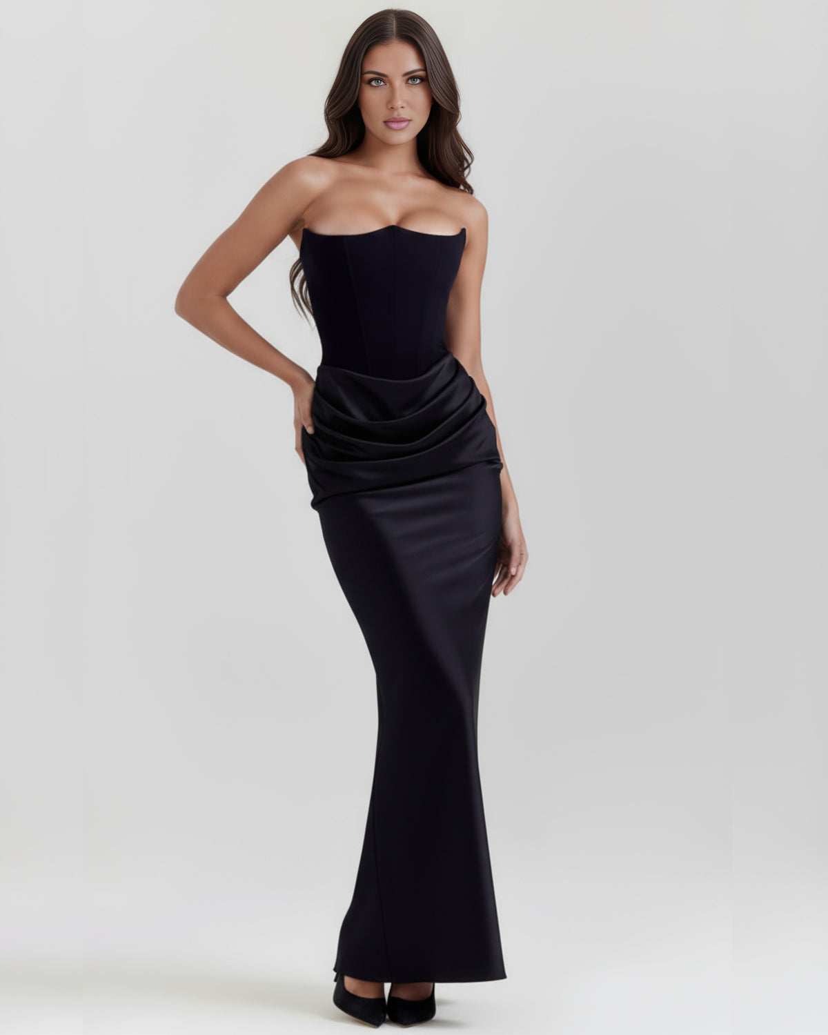 Rosalind | Corset Maxi Dress