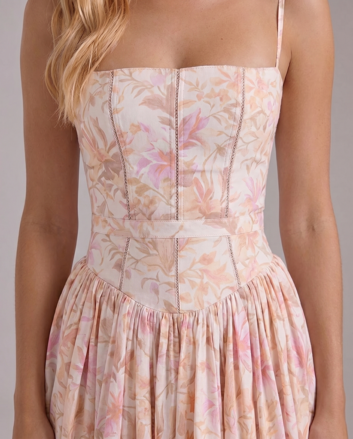 Ophelia | Floral Midi Dress