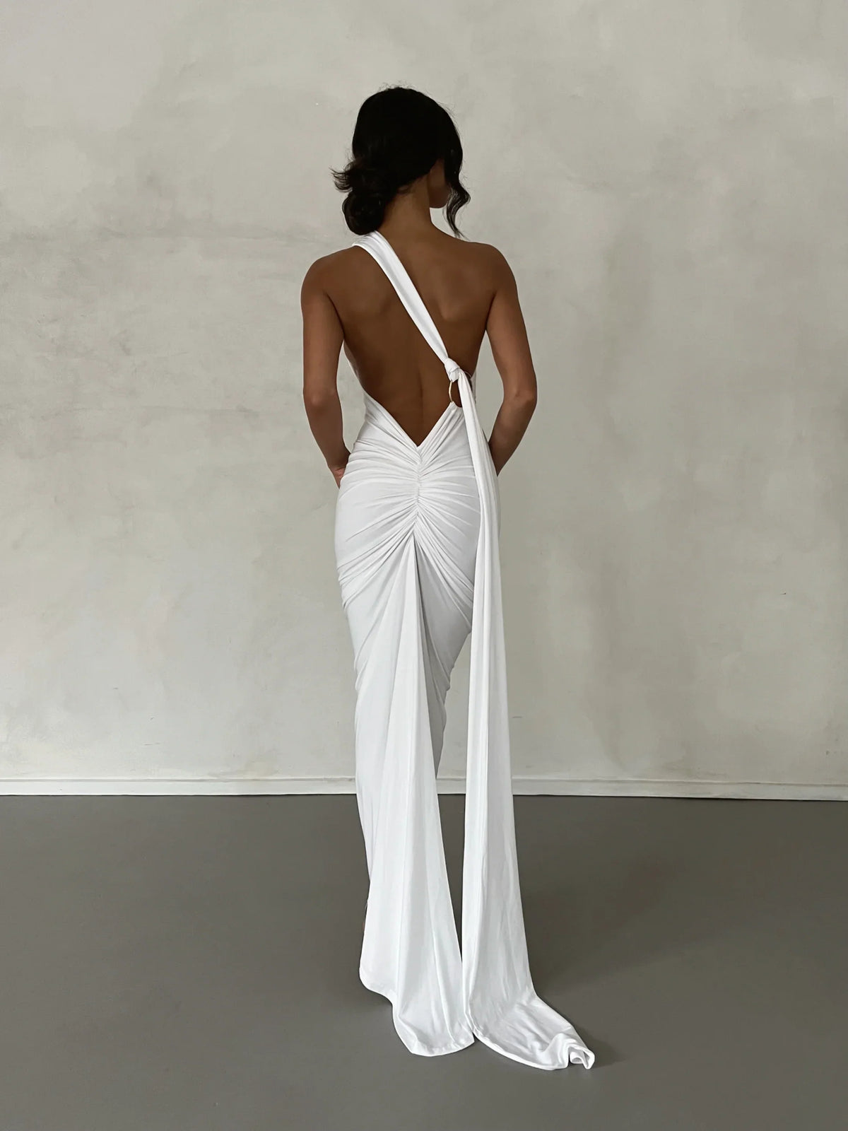 Arabella | Modern Sash Detail Maxi Dress