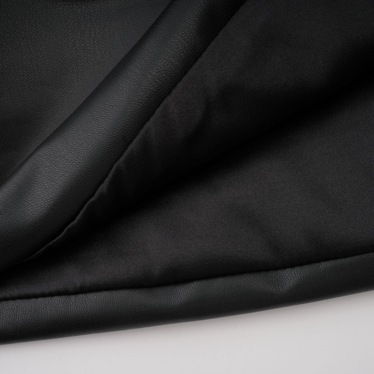 Agnes | Textured Faux Leather Off-the-Shoulder Mini Dress