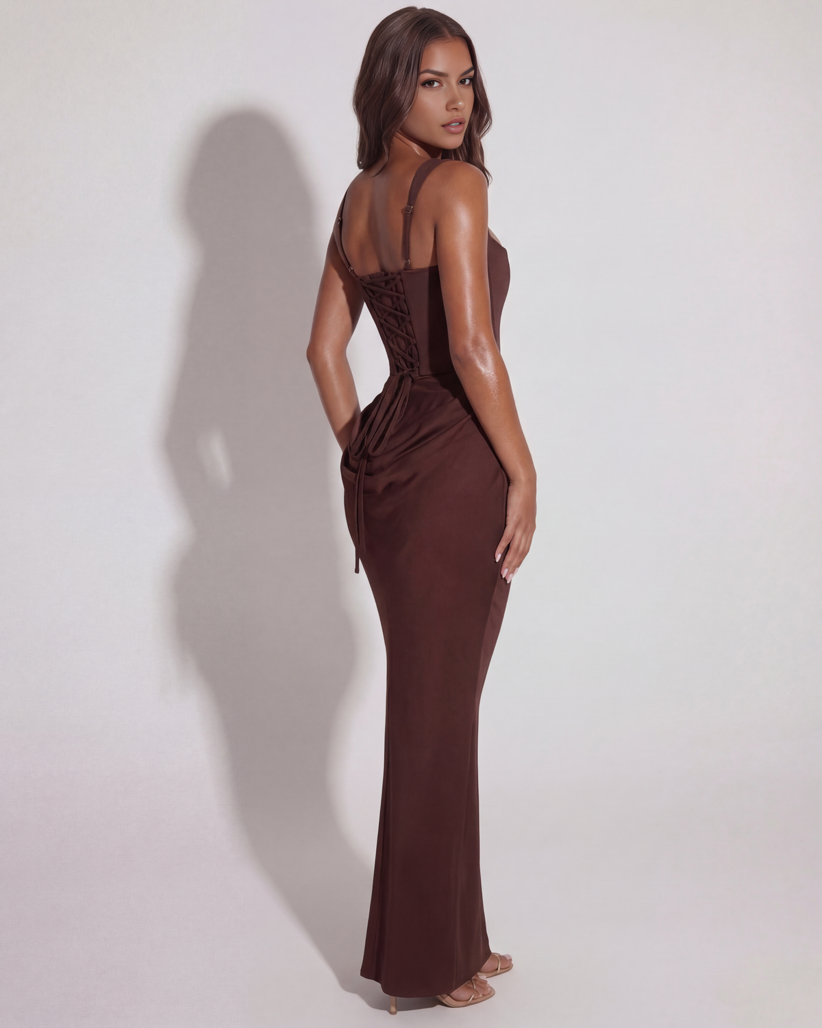 Eleonora | Structured Bodice Sculpted Maxi Dress