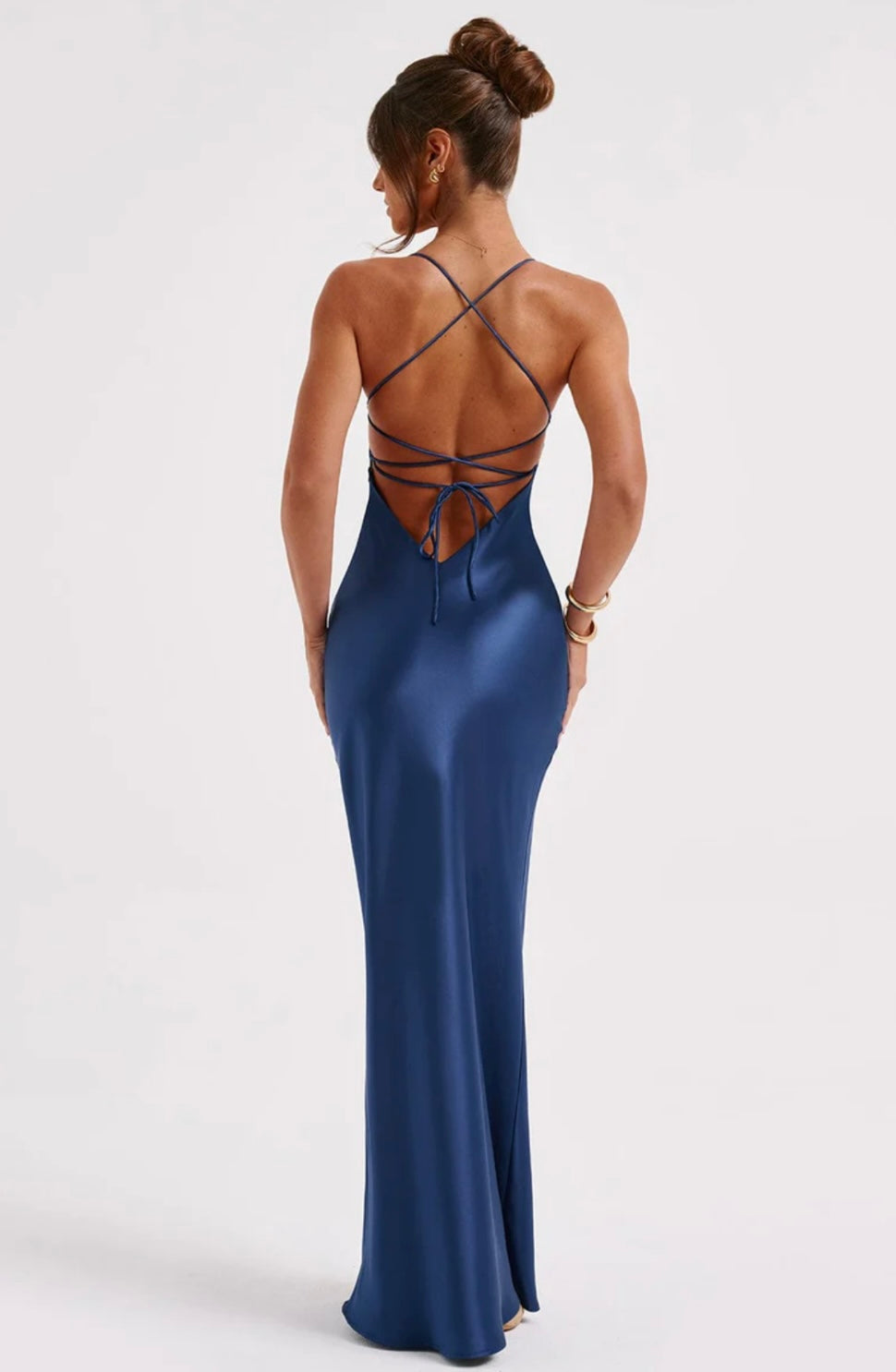 Macie | Fluid Body-Skimming Fit Sweetheart Maxi Gown