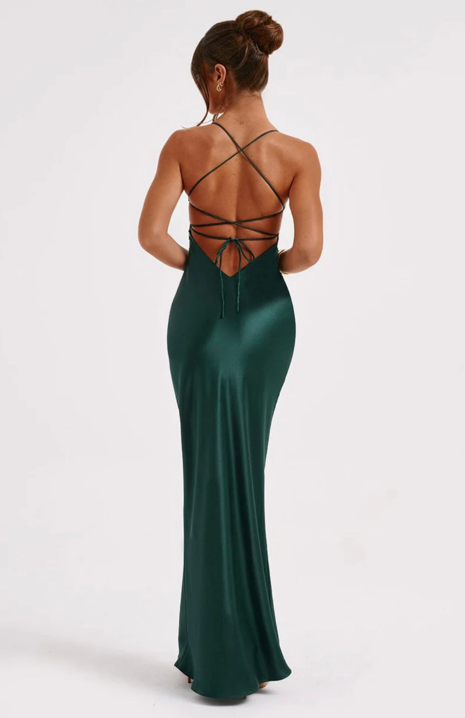 Macie | Fluid Body-Skimming Fit Sweetheart Maxi Gown