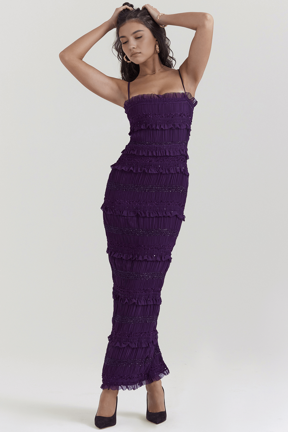 Malene Women’s Maxi Dress | Classic Long Dress for Day & Night