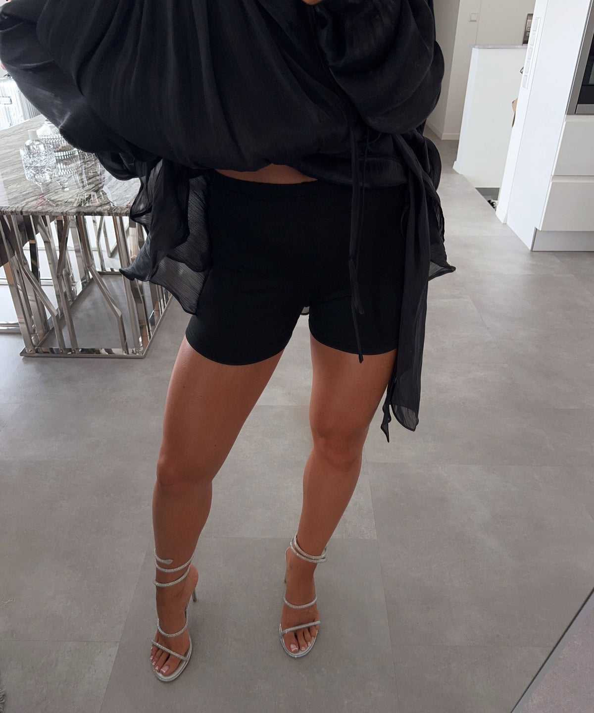 Velvet | Lustrous Black Velvet Mini Dress