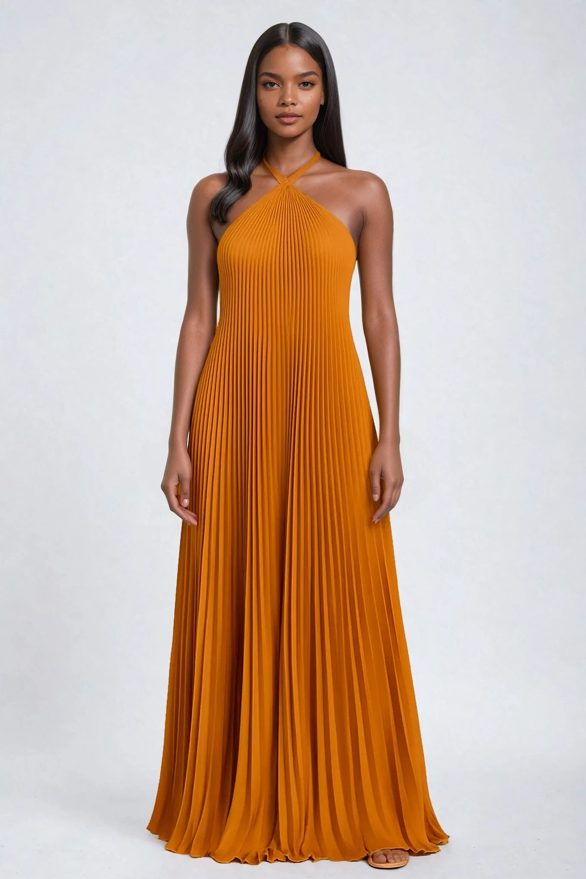 Selena | Timeless Sleek Silhouette Evening Maxi Dress