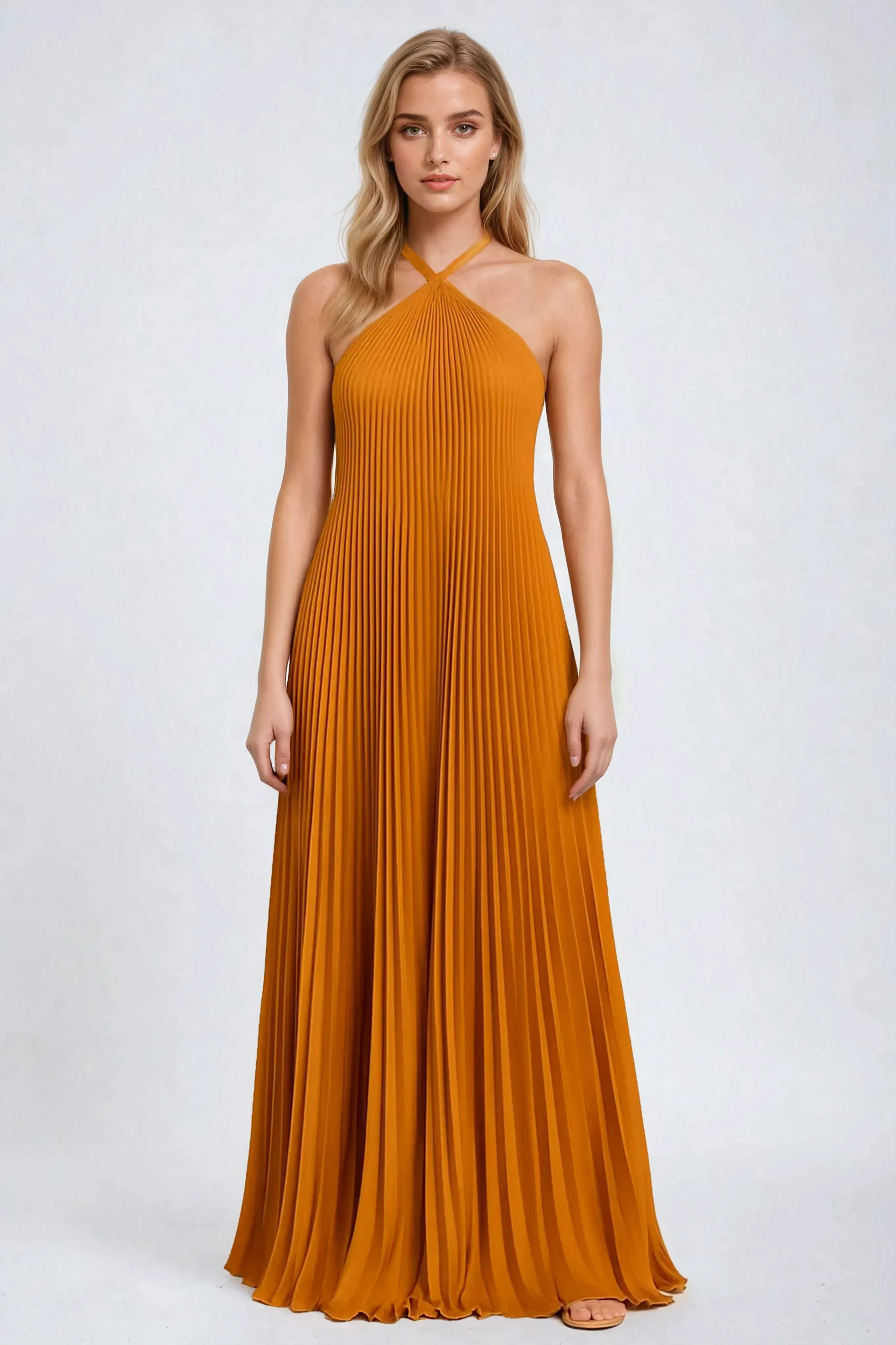 Selena | Timeless Sleek Silhouette Evening Maxi Dress