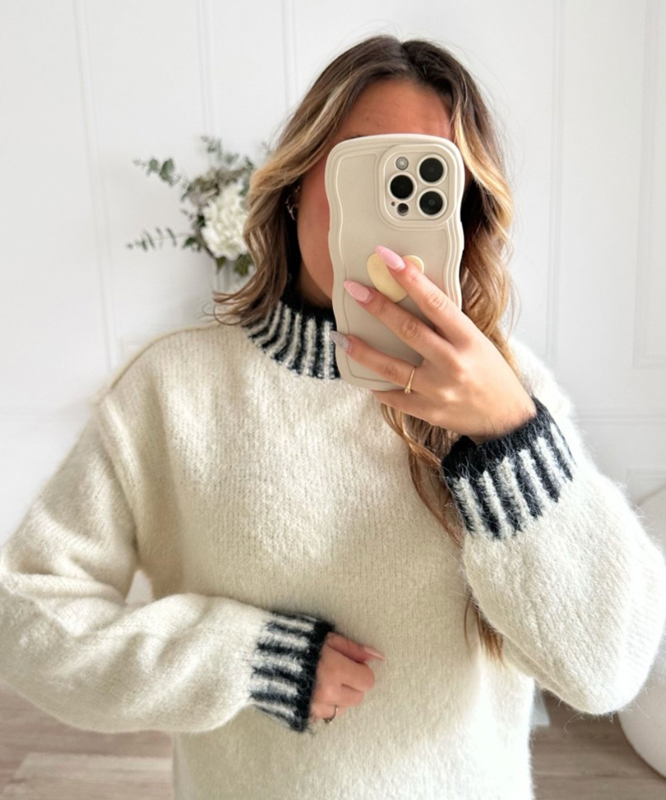Maeve | Long Sleeve Cozy Winter Soft Knit Stretchy Midi Dress