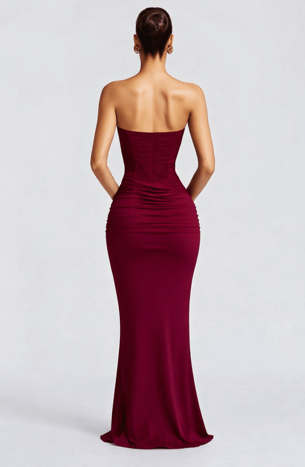 Allegra - Burgundy back