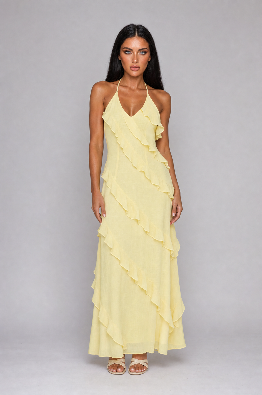 Elodie | Ruffle Maxi Dress