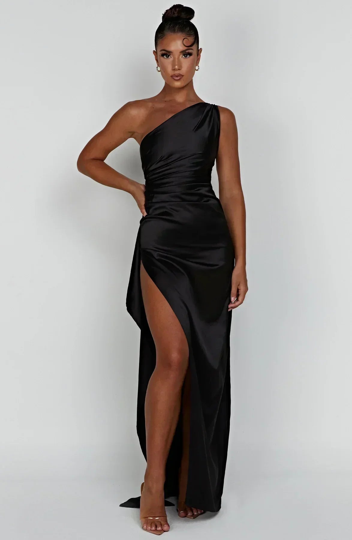 Grace | Elegant Long Slip GownSatin Maxi Dress